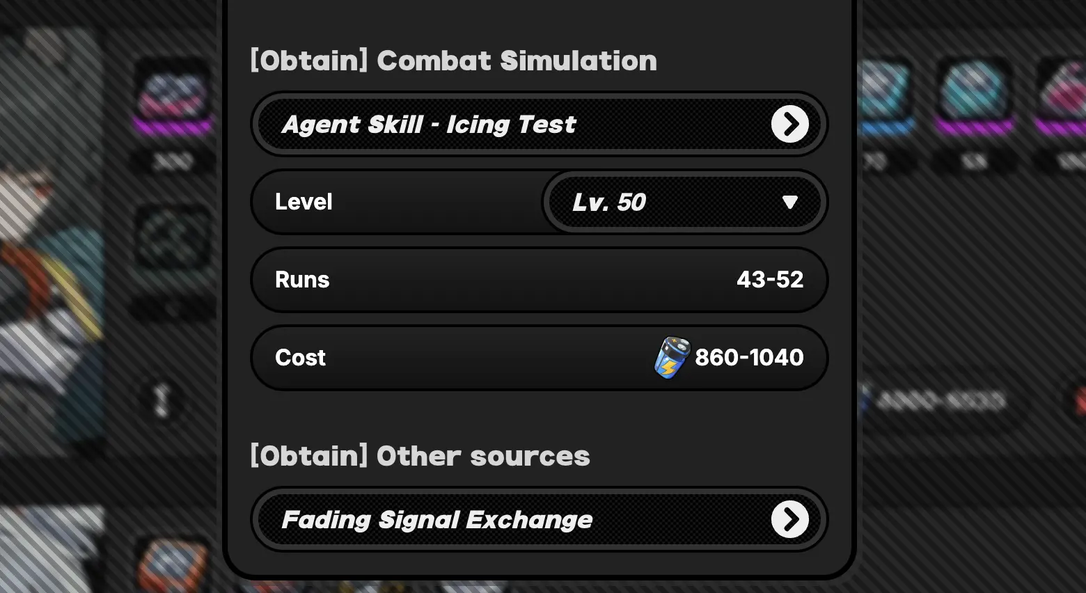 Leveling calculator image